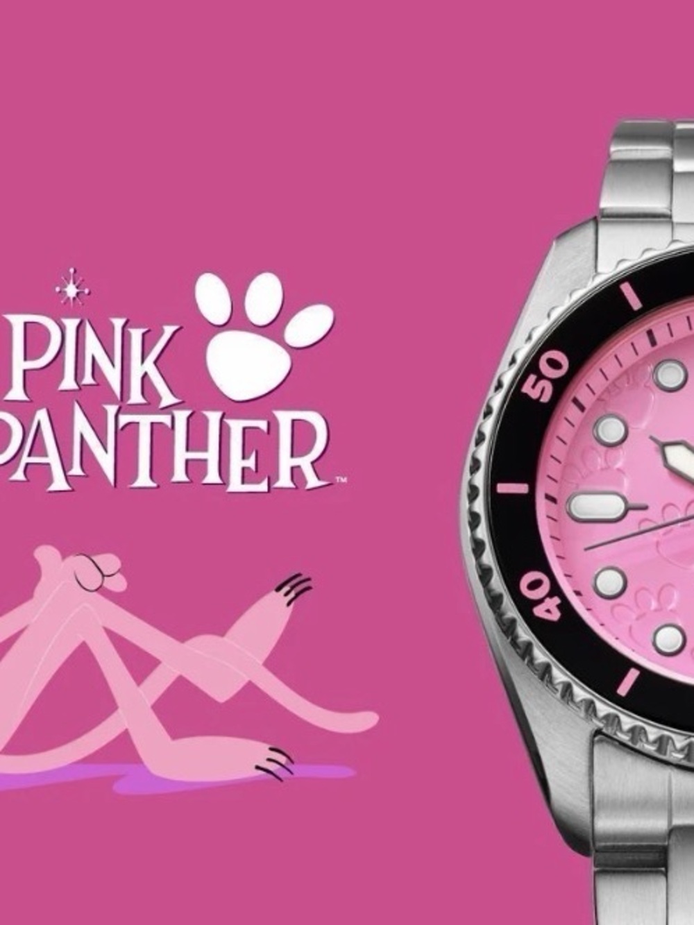Seiko 5 Sports SKX Series Pink Panther Limited Edition - Picture 2 of 6